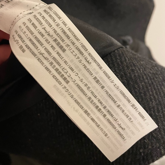 Abercrombie wool moto jacket - Picture 4 of 5